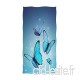 VLOOQ-HX Les Beaux Papillons Bleus Magiques Beaux 3D impriment Les Grandes Serviettes Souples Tout à la Fois pour la Salle de Bains 27 5 x 17 5 Pouces - B07VNDVW3X